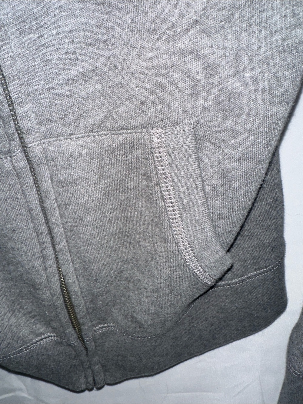 Aeropostale Aero NYC Gray Full Zip Hoodie XS Y2K - Picture 3 of 6